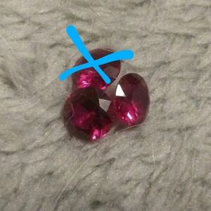 5mm lab created Ruby *read before purchasing*